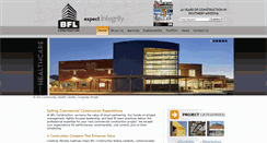 Desktop Screenshot of bflconstruction.com